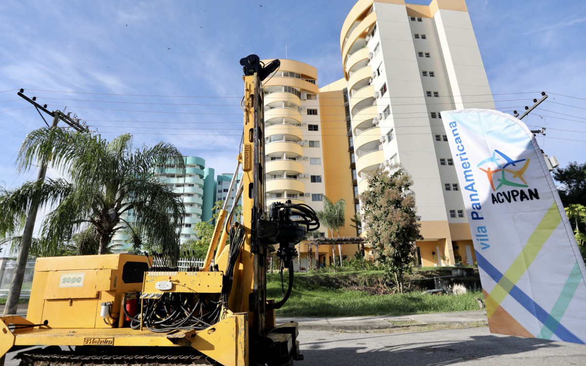 Obras de infraestrutura na Vila do Pan come&ccedil;aram nesta ter&ccedil;a-feira (5)