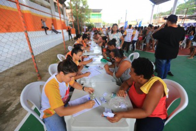 Ação social faz mais de 2.100 atendimentos no bairro Recantus, em Belford Roxo