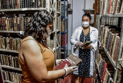 Casa de Cultura inicia informatização da biblioteca da família  família Alberto Torres