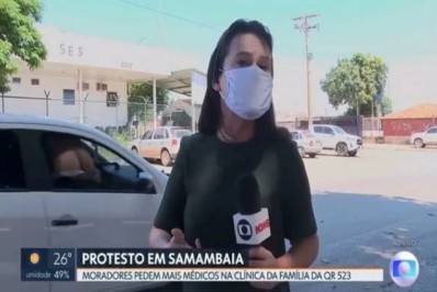 Repórter da TV Globo é vítima de ato obsceno ao vivo