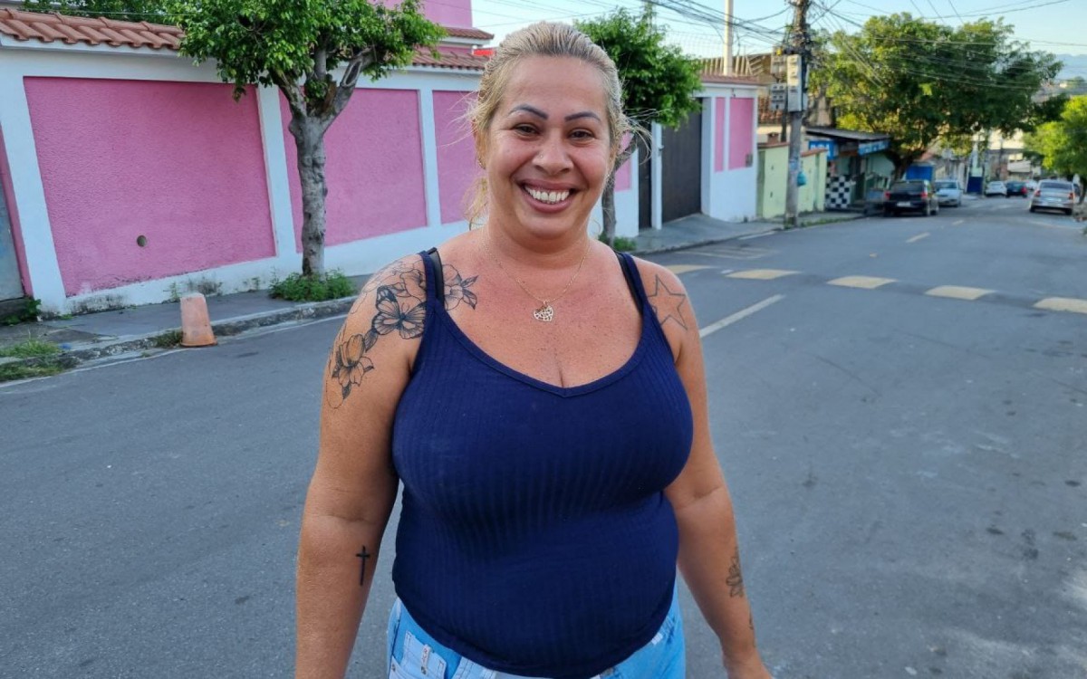 Am&eacute;lia Catrole, moradora do Centro de Belford Roxo