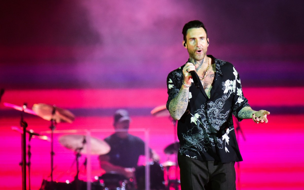 Adam Levine, vocalista do Maroon 5