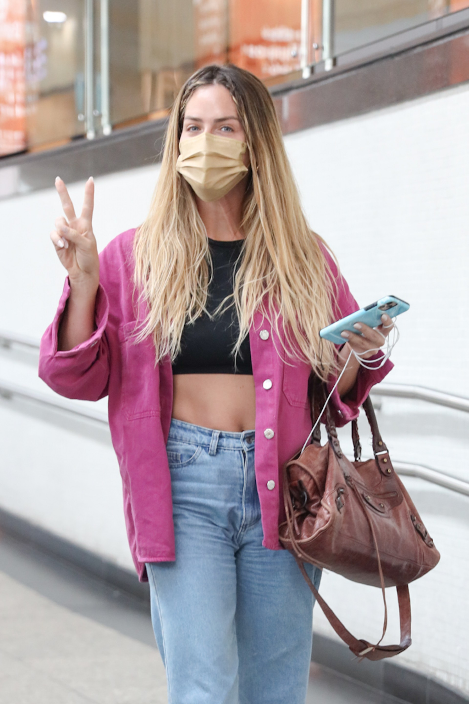 Giovanna Ewbank desembarca em aeroporto de São Paulo - Lucas Ramos / AgNews