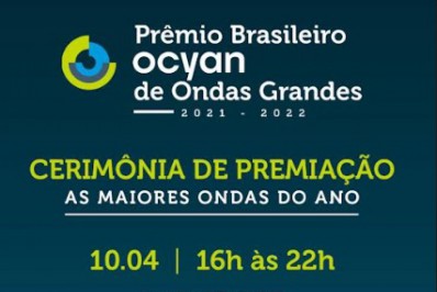 Pedro Scooby está entre os finalistas do Prêmio Brasileiro Ocyan de Ondas Grandes