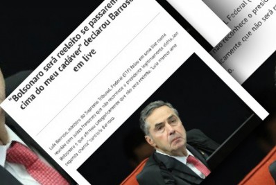 É falso que Barroso tenha prometido atuar contra a reeleição de Bolsonaro