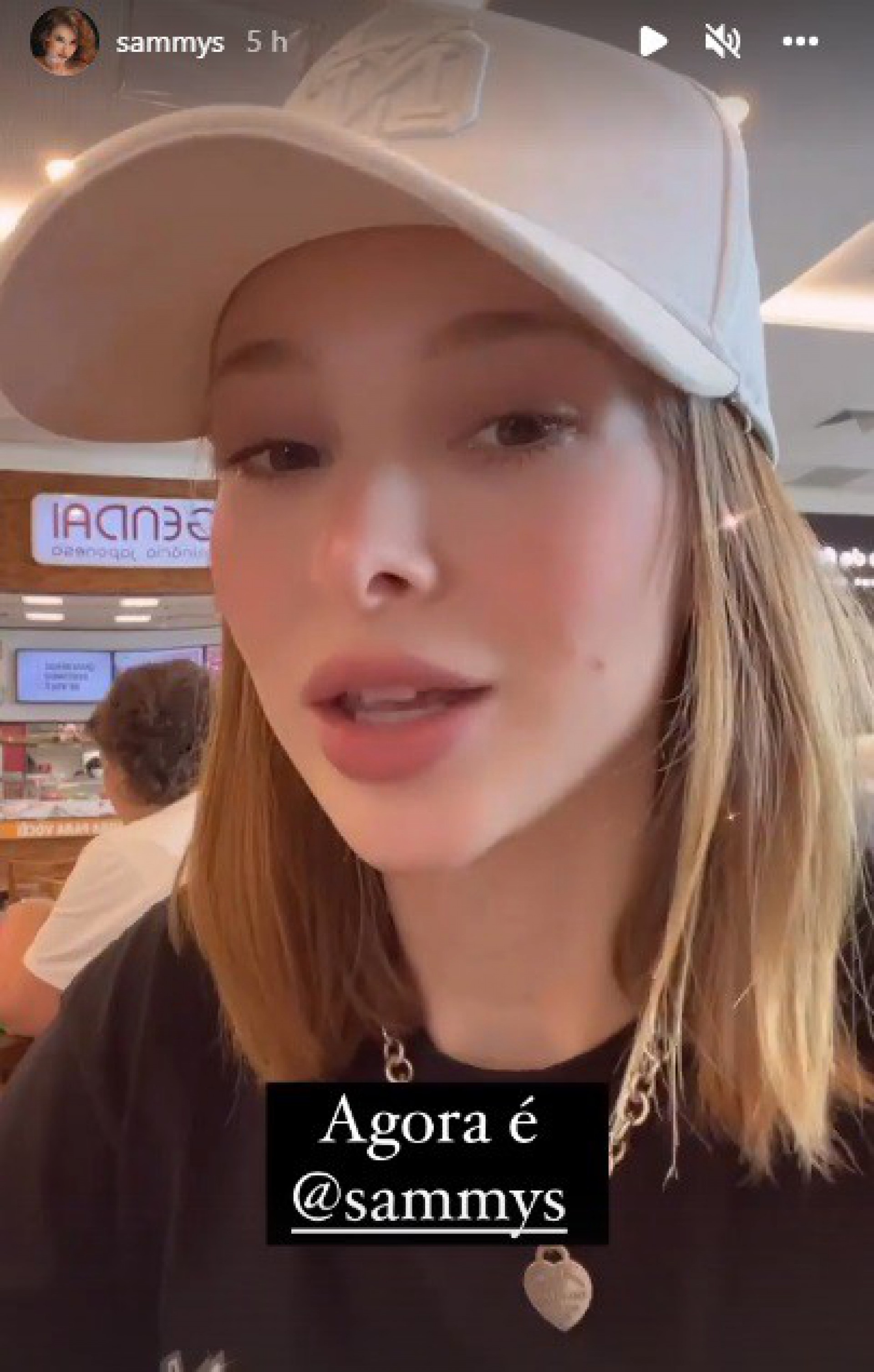 Sammy trocou o arroba nas redes sociais - Reprodução/Instagram