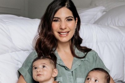 Andréia Sadi celebra 1 ano dos filhos gêmeos