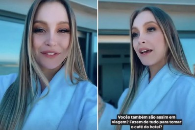 Carla Diaz viaja ao Uruguai para participar de casamento