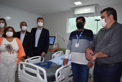 Inauguração de UTI em Piraí reúne autoridades municipais e estaduais