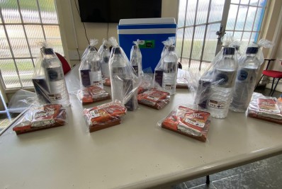 Pacientes de fora tratados em Piraí e acompanhantes recebem lanches