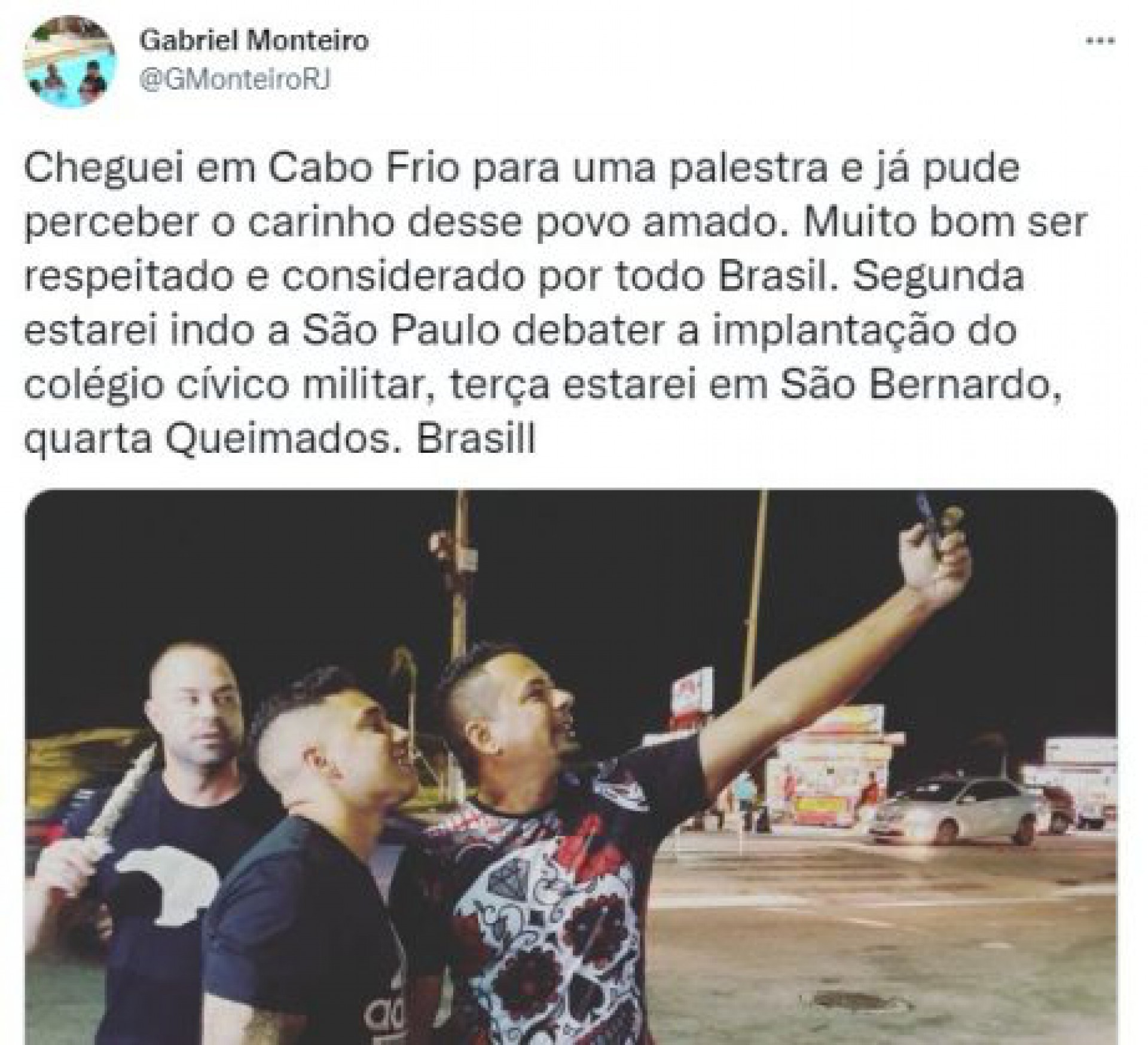 Gabriel Monteiro, alvo de operação da Polícia Civil, costumava frequentar boate e ‘festas particulares’ em Cabo Frio
 - Reprodução/ redes sociais