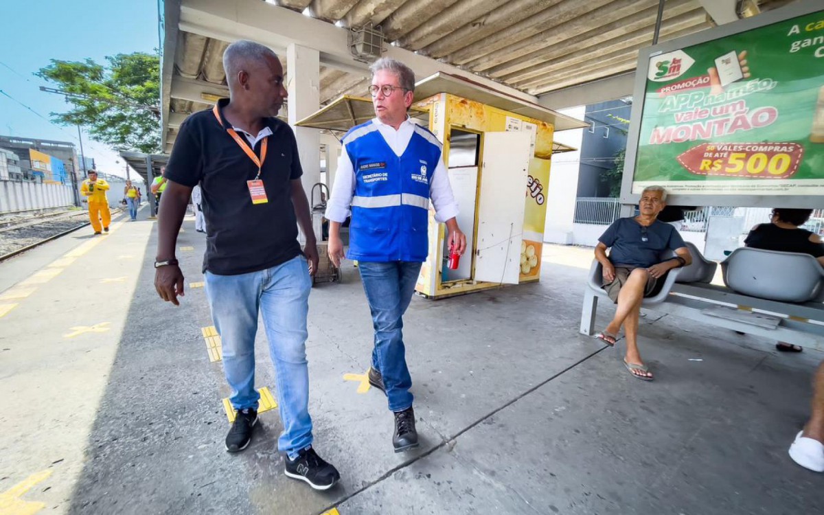Marcelo Machado acompanhou o secret&aacute;rio de Estado de Transportes, Andr&eacute; Nahas, na vistoria