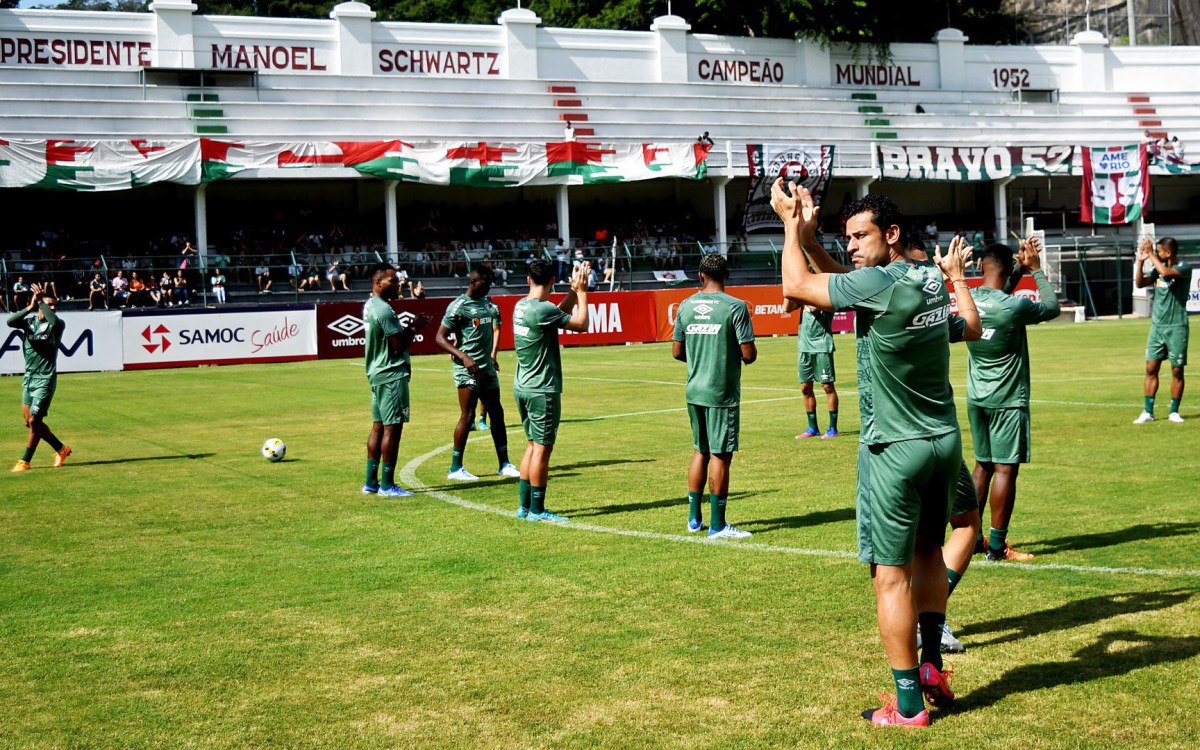 Treino aberto do Fluminense nas Laranjeiras 