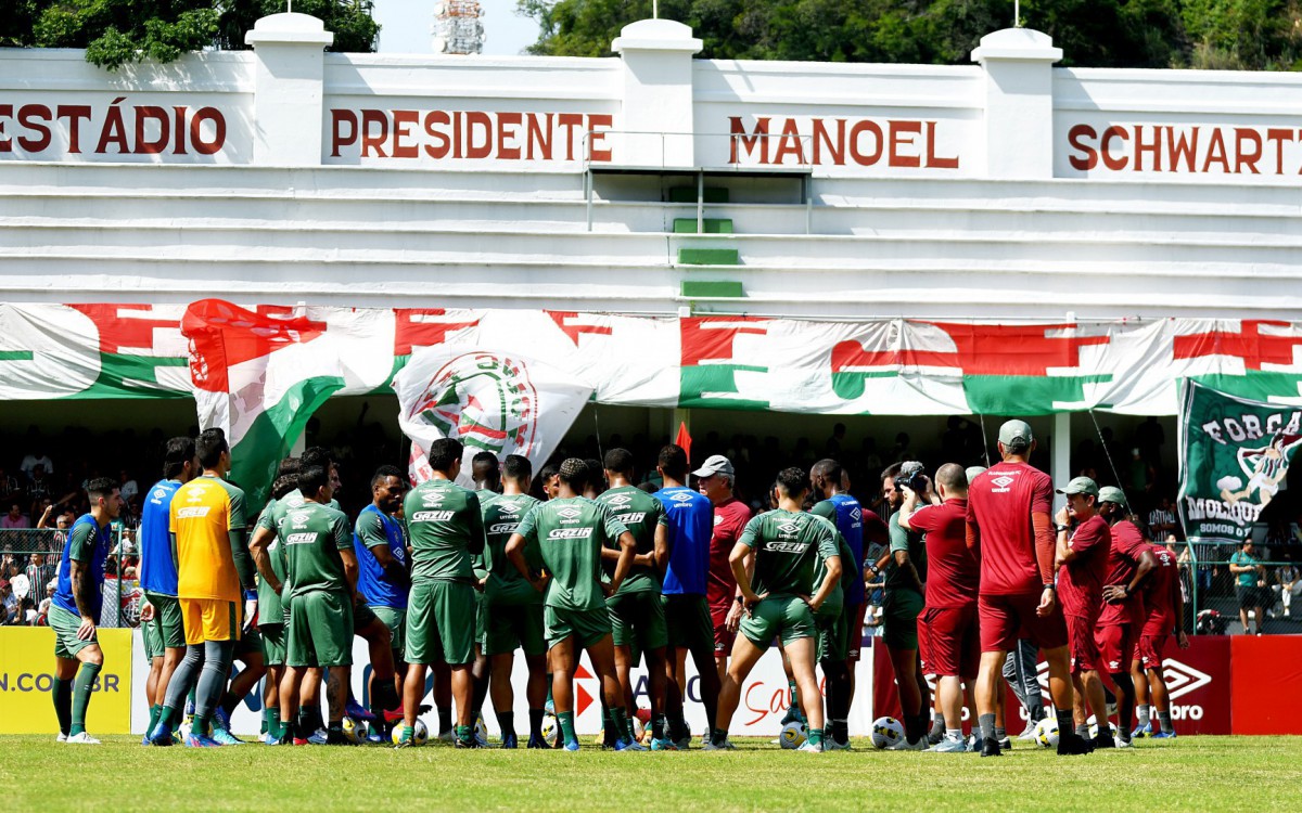 Treino aberto do Fluminense nas Laranjeiras 