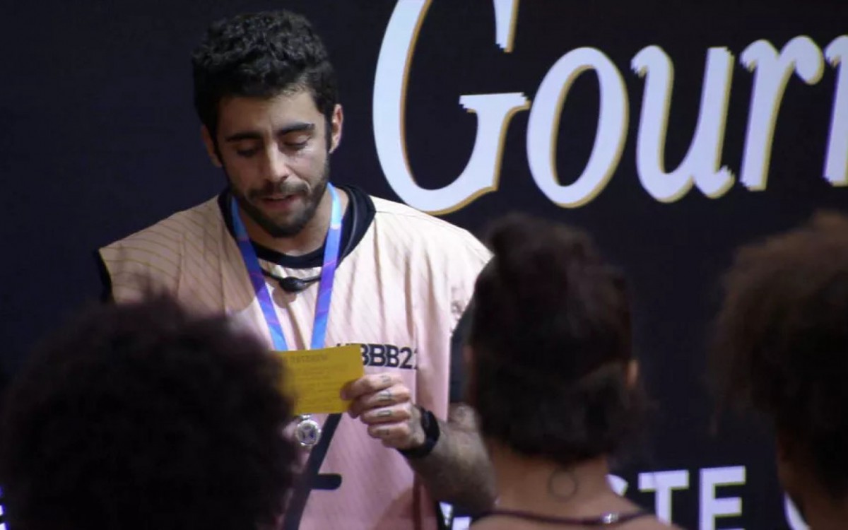 Após vencer a prova do Anjo, Pedro Scooby colocou Natália e Eliezer no castigo do monstro - Reprodução/Globoplay