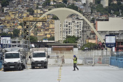 Fim de semana é o último com ensaios técnicos na Sapucaí 