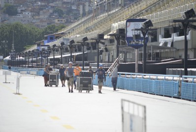 Fim de semana é o último com ensaios técnicos na Sapucaí 