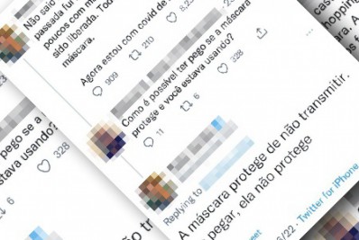 Máscaras ajudam a proteger contra transmissão e contaminação por covid-19