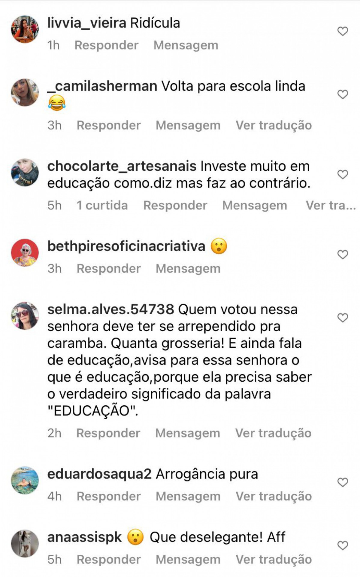 Coment&aacute;rios nas redes sociais foram duras cr&iacute;ticas a postura da prefeita 