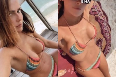 Musa! Deborah Secco renova o bronzeado em dia de praia: 'Bora para o sol'