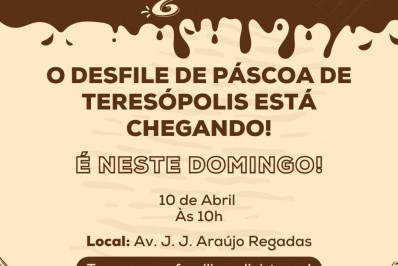 Teresópolis terá desfile de Páscoa dos estudantes da rede municipal neste domingo (10), na Várzea.
