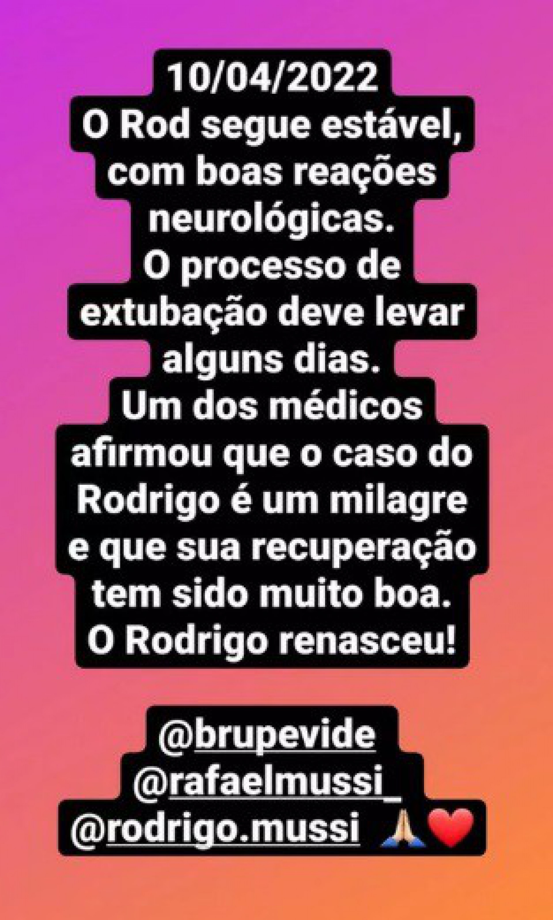 Rodrigo Mussi - Reprodução do Instagram