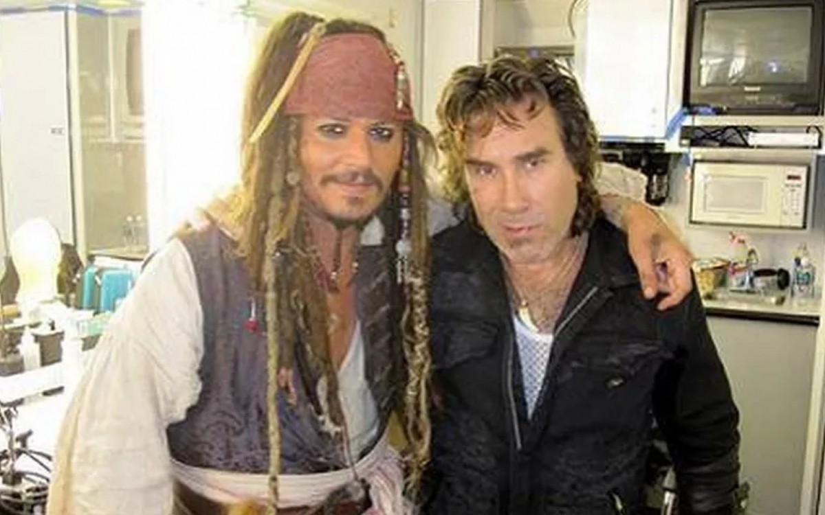 Jonathan Shaw com Johnny Depp