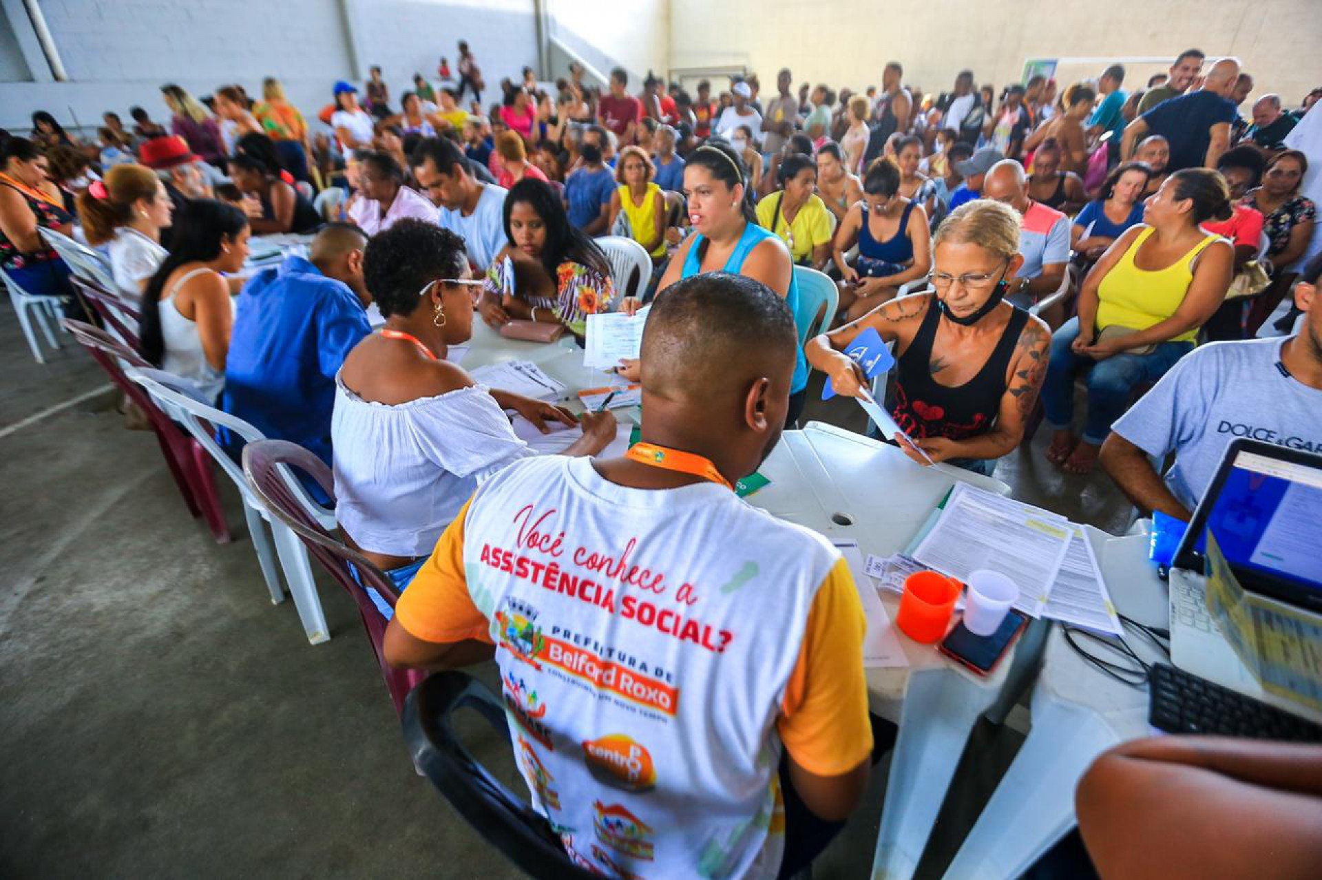 O RJ para Todos oferece uma série de serviços gratuitos à população. Serviço é fundamental para os mais necessitados - Rafael Barreto / PMBR