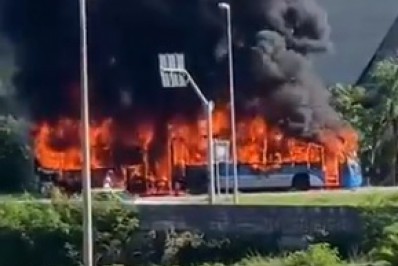 BRT registra três incêndios em seus veículos; casos foram registrados na polícia