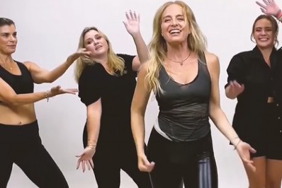 Angelica dança 'Vou de Táxi' ao lado de angelicats e 'enlouquece' seguidores