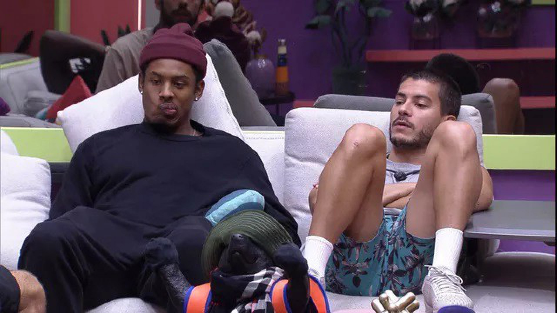 Jessilane e Arthur trocam farpas - reprodução da TV Globo