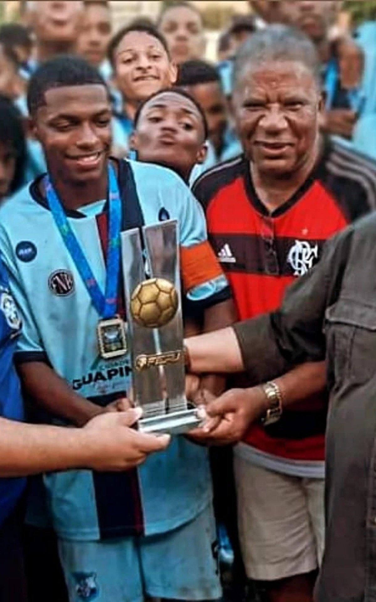 O momento vai entrar para a hist&oacute;ria do futebol de Guapimirim