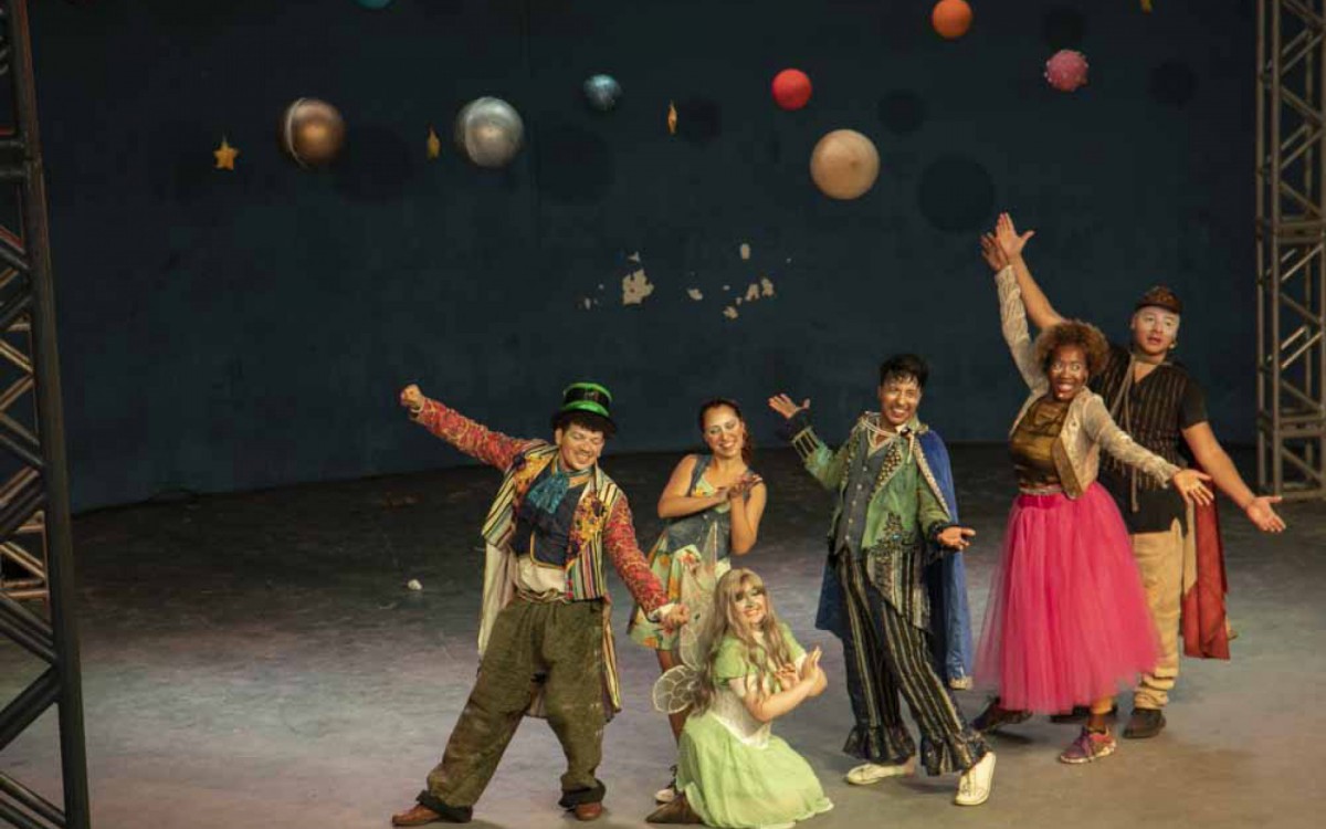 Musical infantil encerrou a festa do fim de semana 