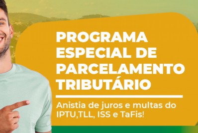 Começa programa de anistia de juros e multas de taxas e impostos municipais