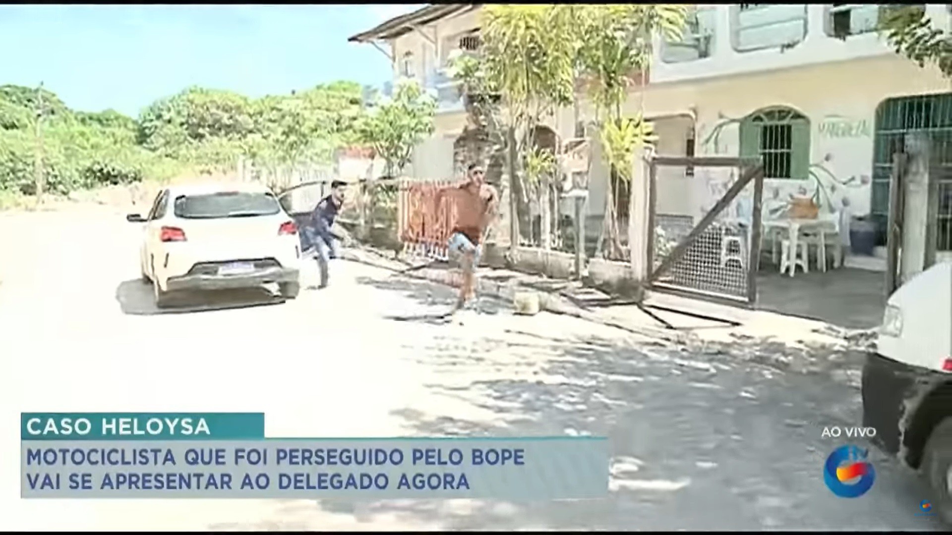 Homem foge após ser abordado por policiais - Reprodução