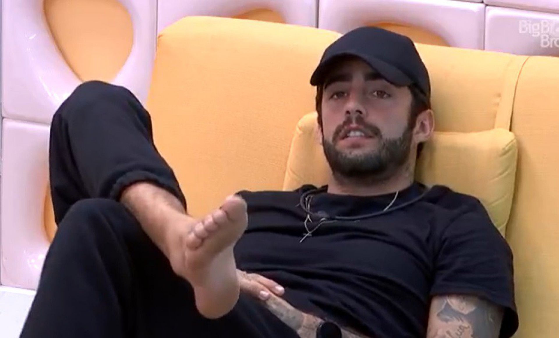 Pedro Scooby e Gustavo opinam sobre briga entre Eliezer e Natália - reprodução da TV Globo