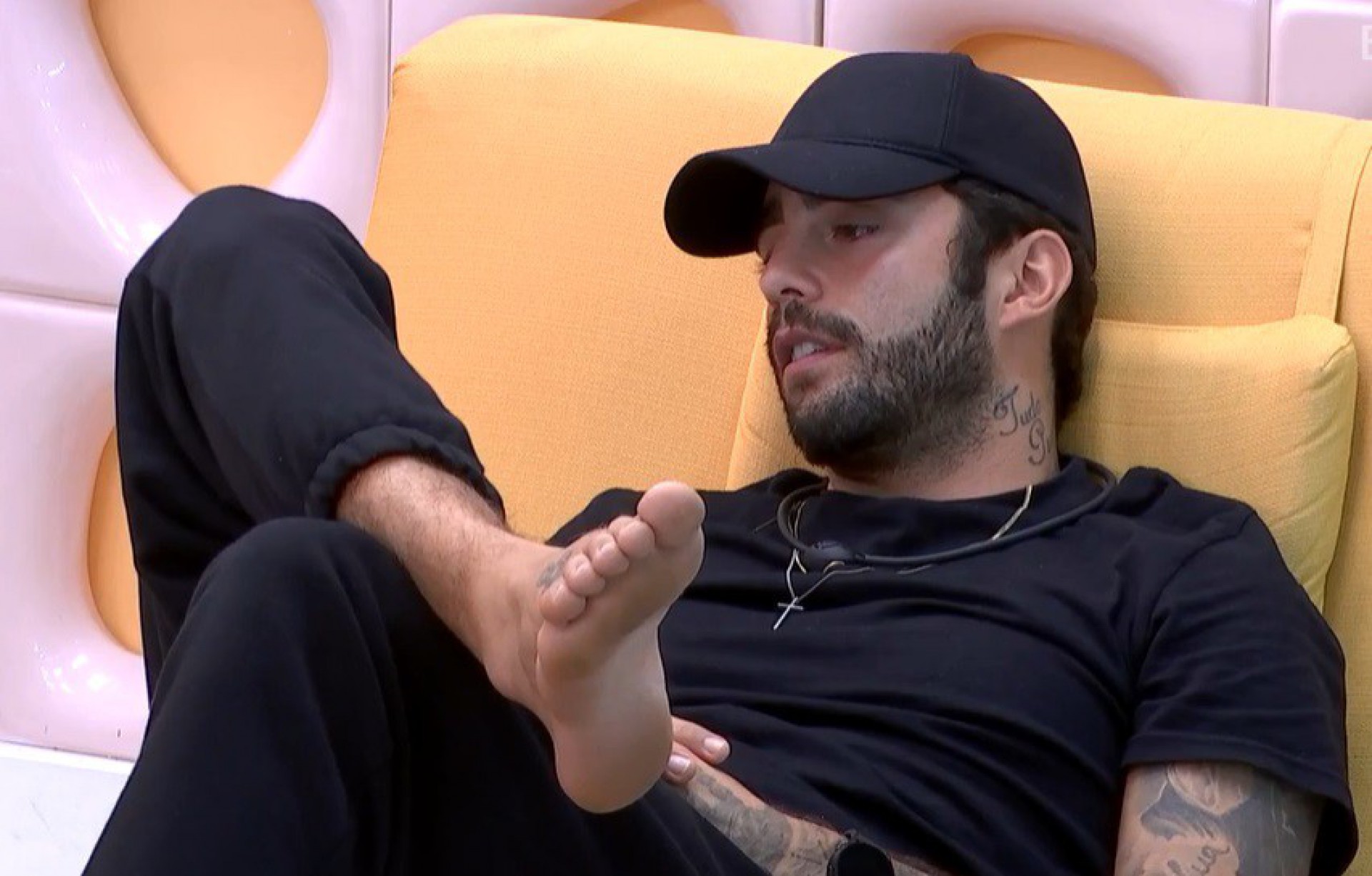 Pedro Scooby e Gustavo opinam sobre briga entre Eliezer e Natália - reprodução da TV Globo