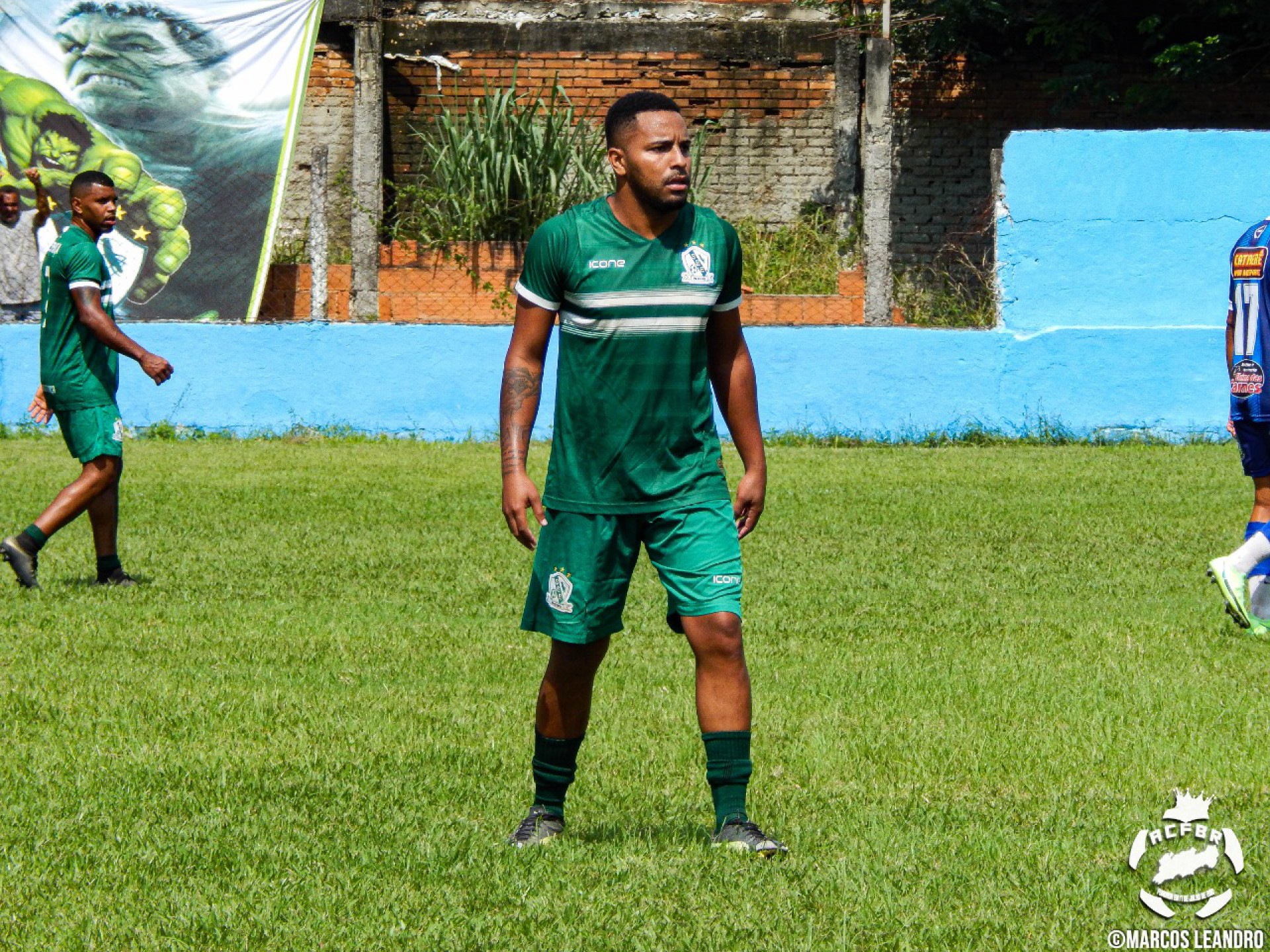 O atacante Lucas foi o destaque da rodada inicial marcando dois gols na vitória do S.E Esperança por 3 a 0 - Marcos Leandro / ACFBR