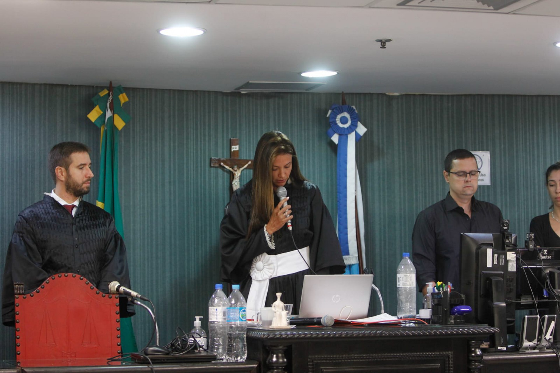 O julgamento foi presidido pela ju&iacute;za Nearis dos Santos Arce, da 3&ordf; Vara Criminal de Niter&oacute;i - Reginaldo Pimenta / Ag&ecirc;ncia O Dia