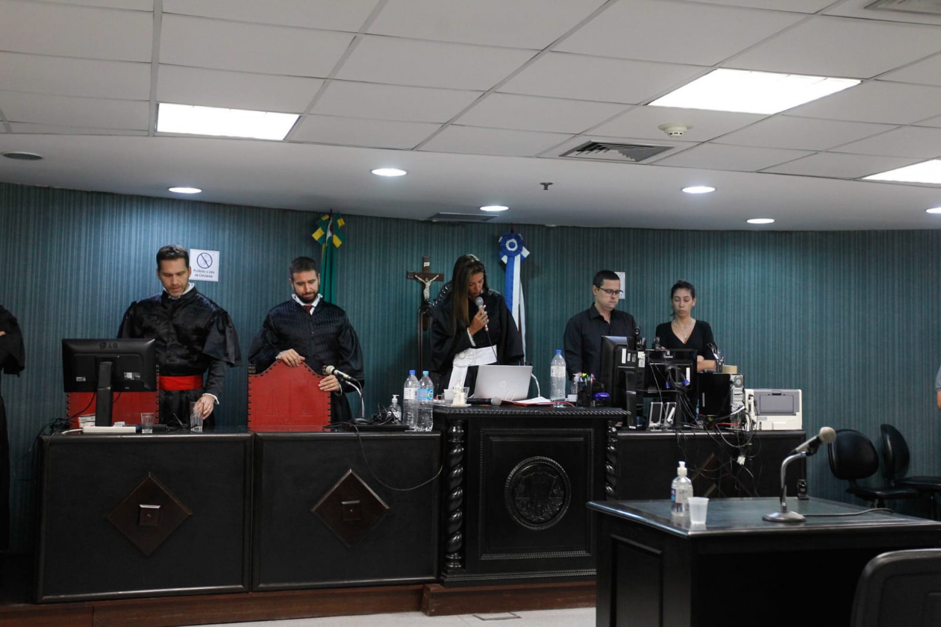 O julgamento foi presidido pela ju&iacute;za Nearis dos Santos Arce, da 3&ordf; Vara Criminal de Niter&oacute;i - Reginaldo Pimenta / Ag&ecirc;ncia O Dia