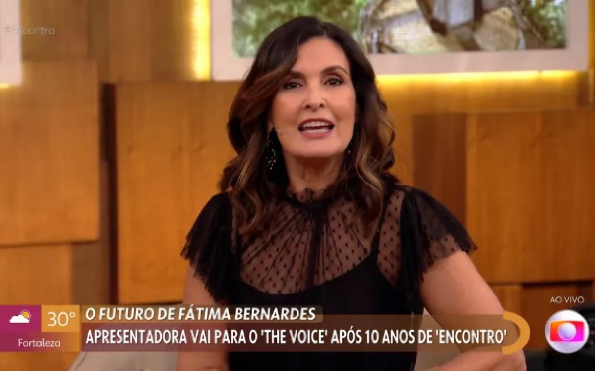 Fátima Bernardes sairá do 'Encontro' para o 'The Voice Brasil' - Reprodução/Gshow