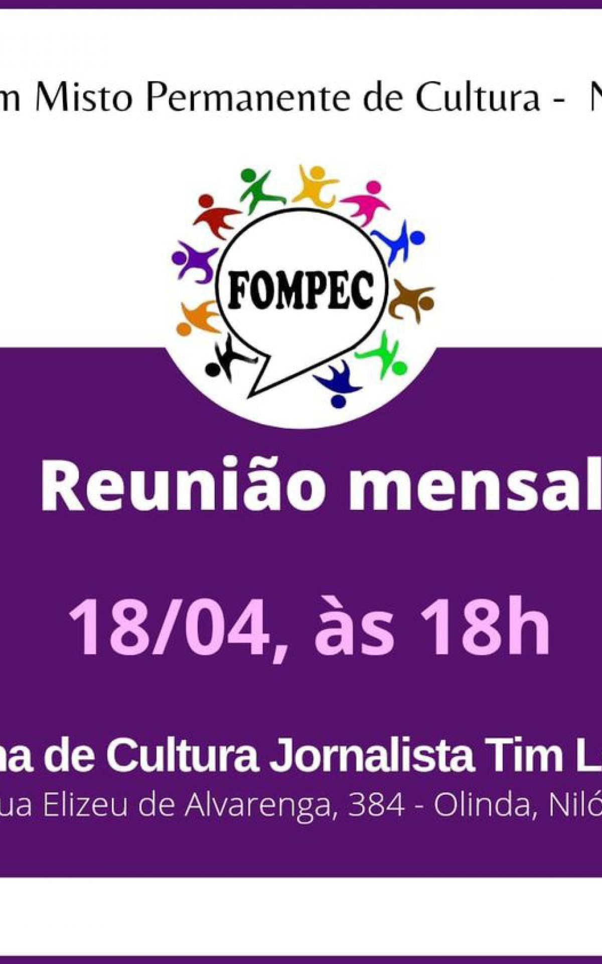 O F&oacute;rum acontecer&aacute; na Usina de Cultura Jornalista Tim Lopes, em Olinda