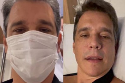 Marcio Garcia recebe alta após cirurgia de emergência: 'Estou muito bem'