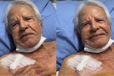 Cid Moreira comemora retirada de cateter: 'Sexta-feira da paixão mais que especial'