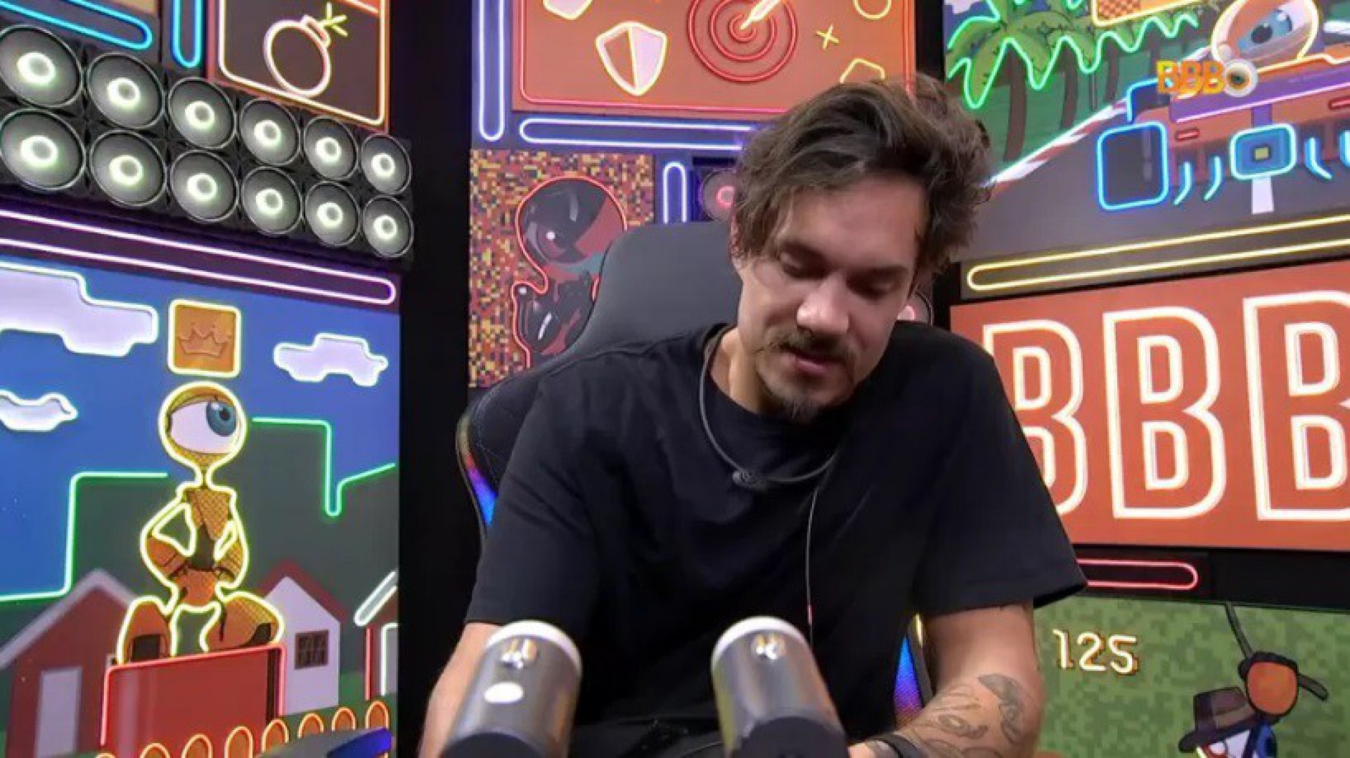 Eliezer está no 15° paredão do 'BBB 22' - Reprodução/Gshow