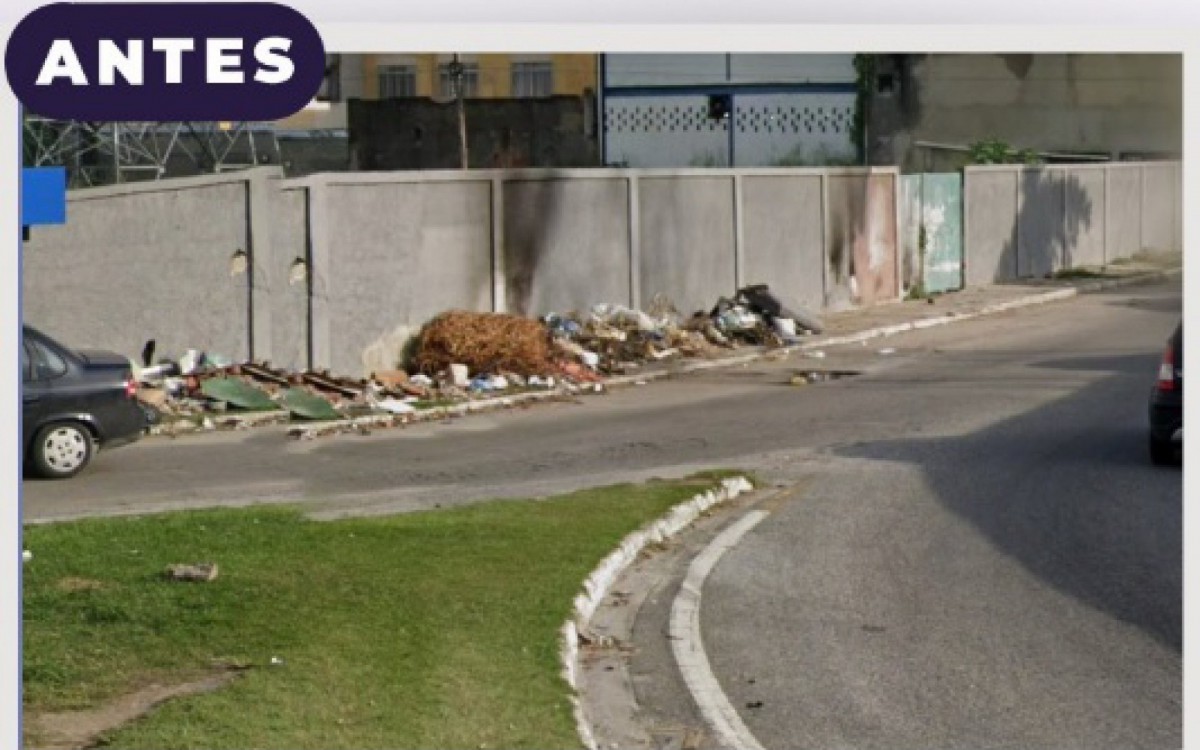 A pasta retirou entulhos e realizou o recapeamento na Rua Virgílio