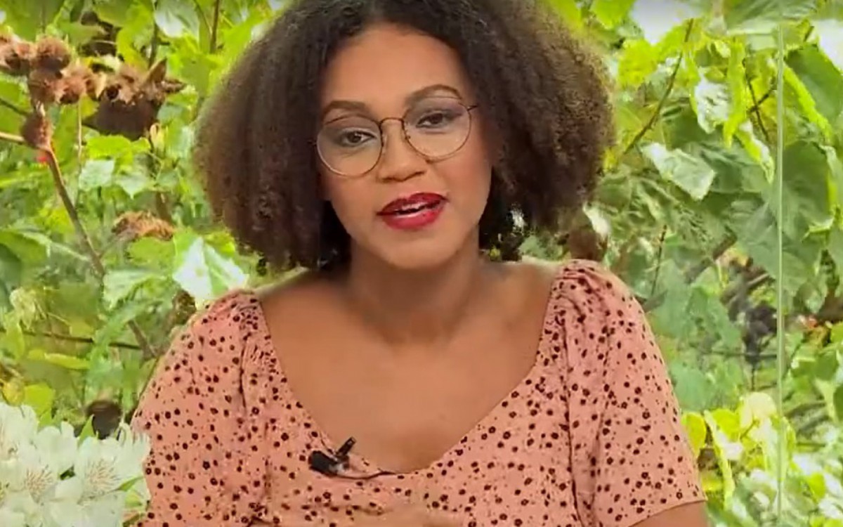 Jessilane no 'Mais Você' - reprodução da TV Globo