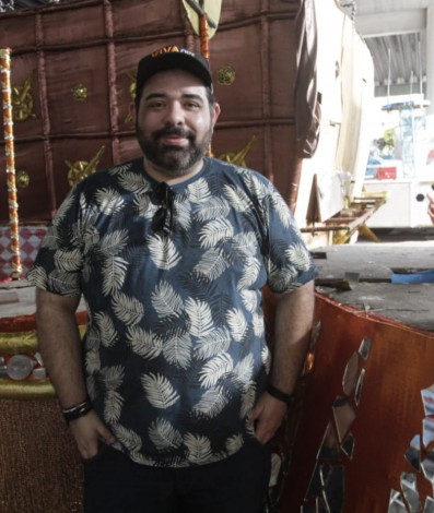 Rodrigo Almeida, carnavalesco da União Cruzmaltina - Marcos Porto / Agência O Dia