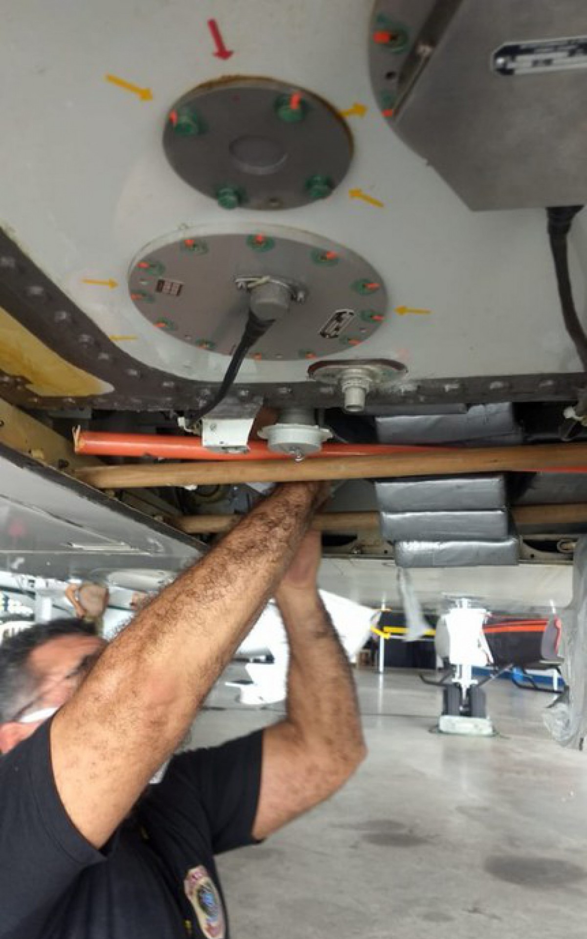 Quase 600 quilos de cocaína foram encontrados na fuselagem de um avião que pousou na Bahia - Divulgação