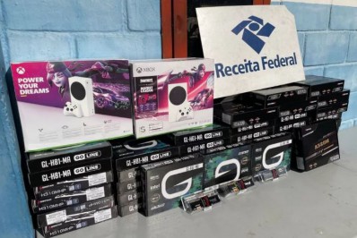 Receita Federal apreende equipamentos eletrônicos avaliados em R$ 30 mil